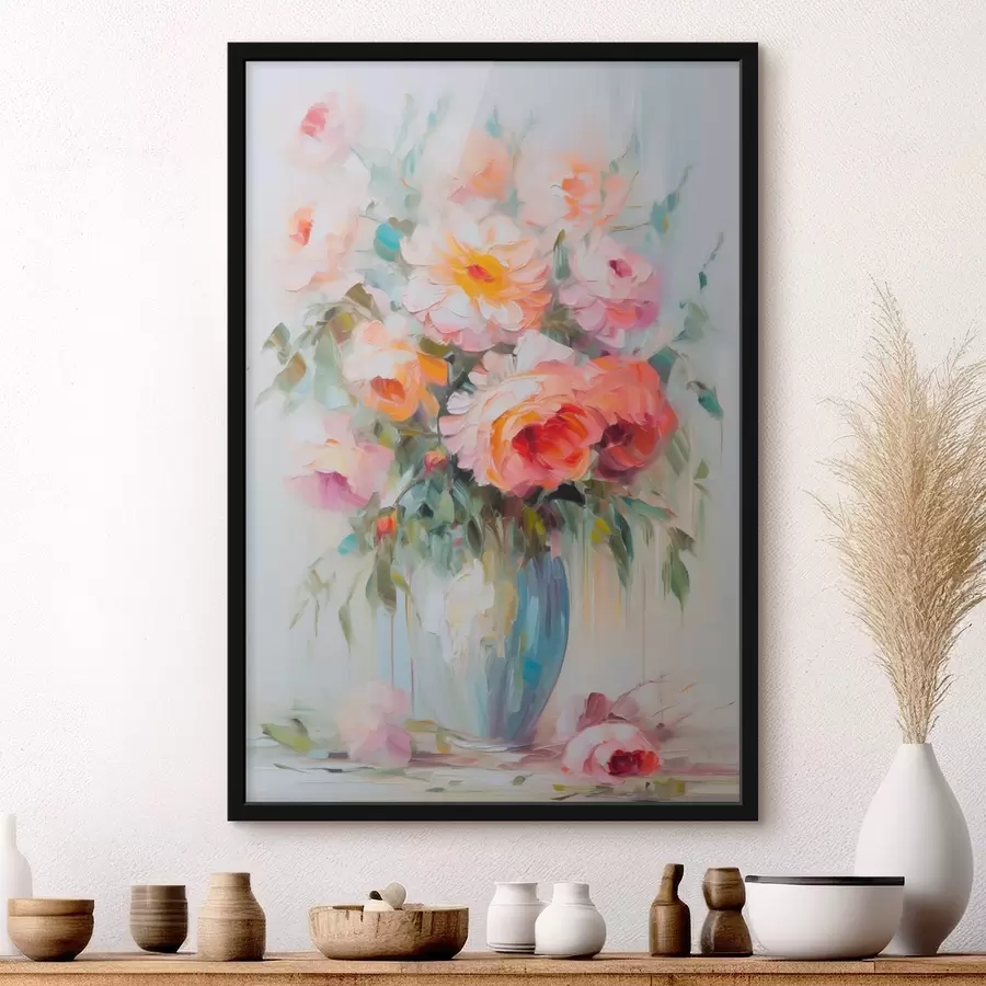 murales de pared Ramo en jarrón f44776