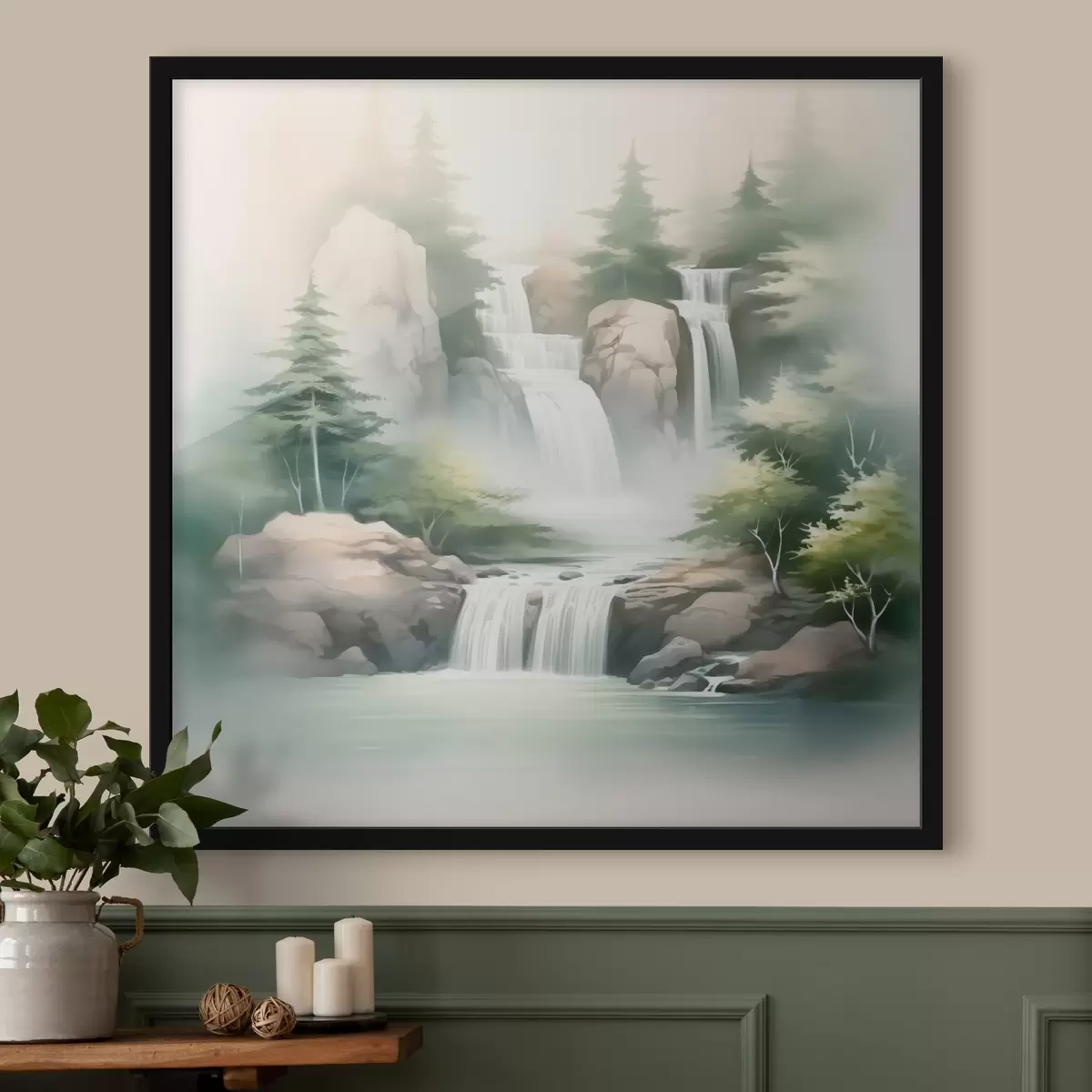 Poster Acuarela imitación acuarela f44777