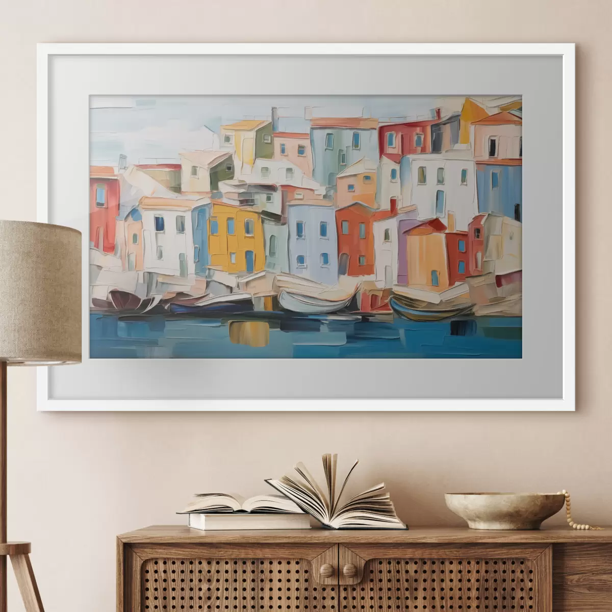 Poster Puerto de mil colores f44783