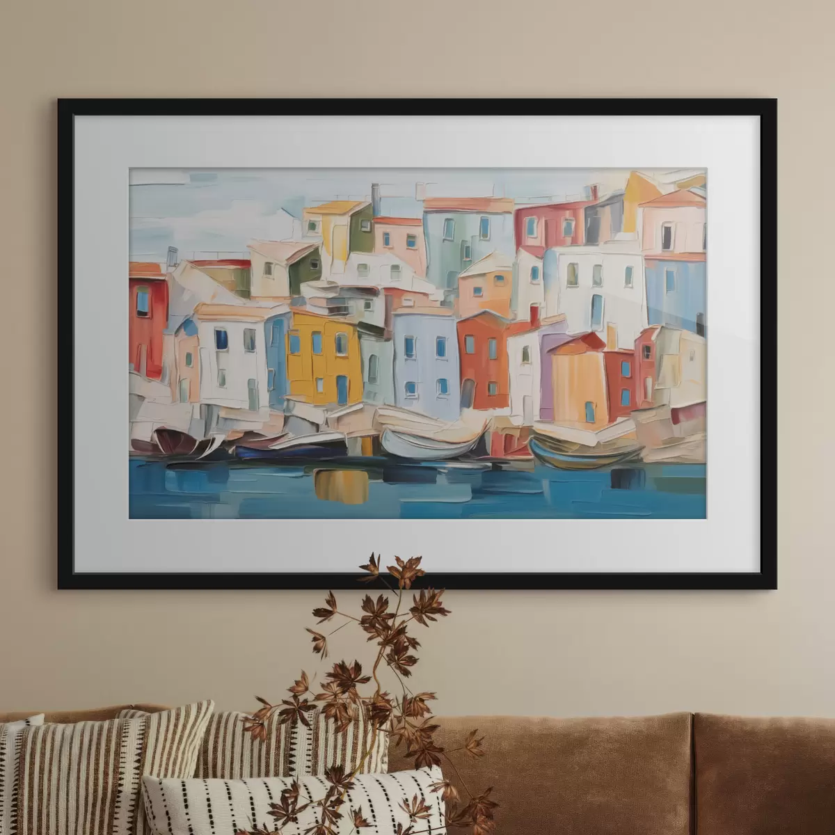 Poster Puerto de mil colores f44783