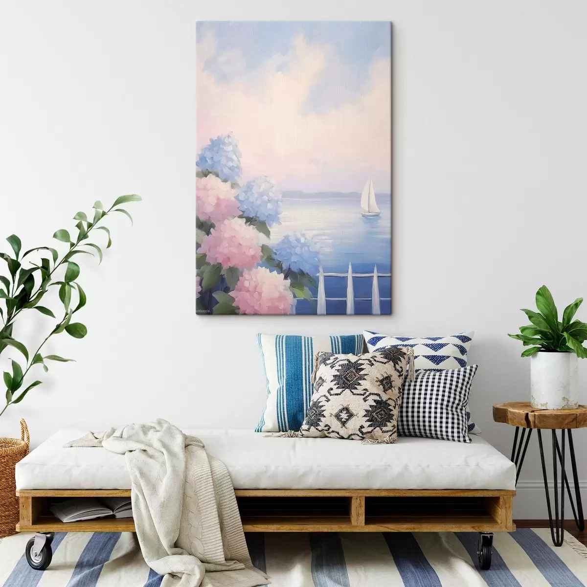 murales de pared Hortensias s44805