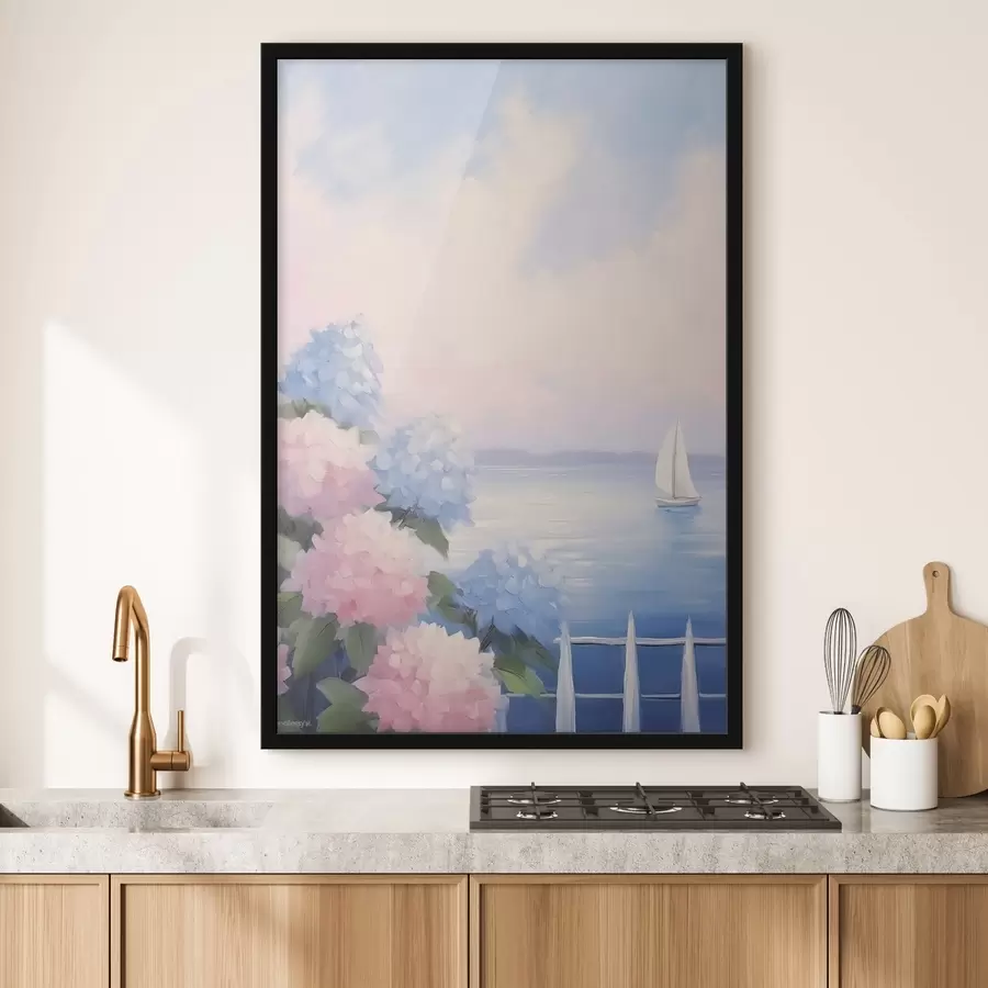 murales de pared Hortensias f44805