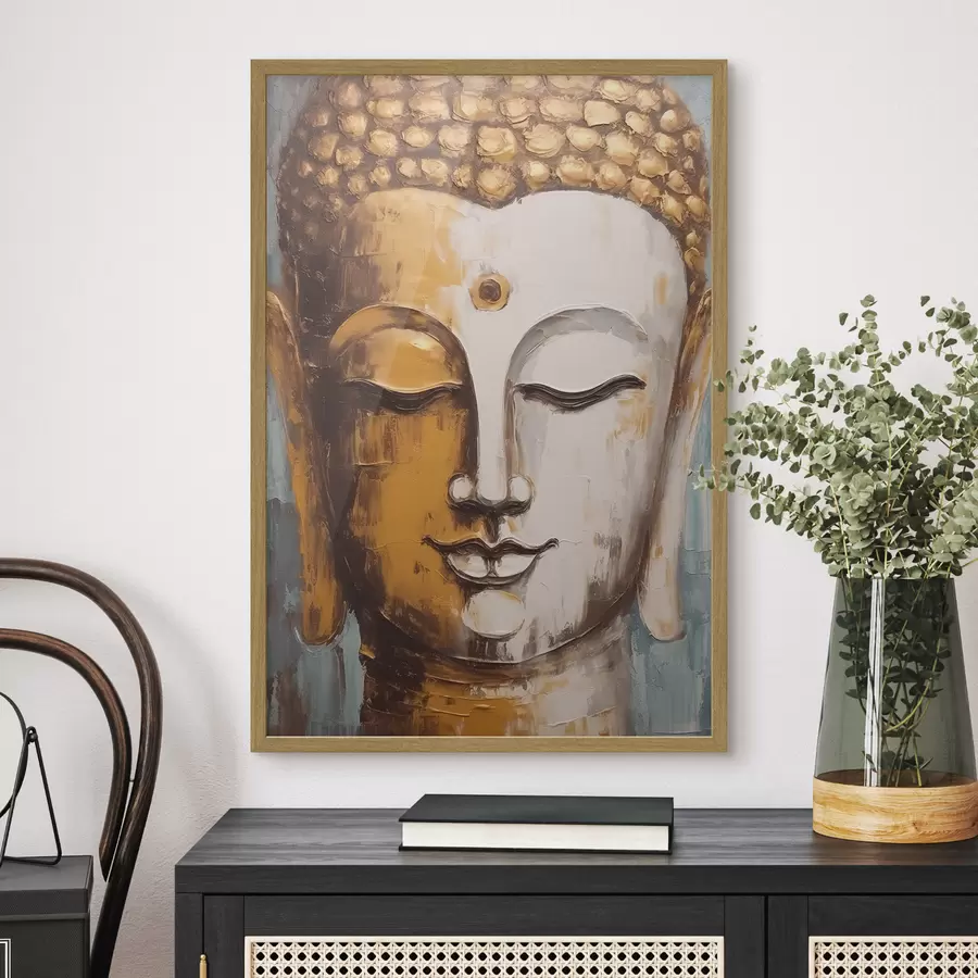 murales de pared El rostro de Buda f44807