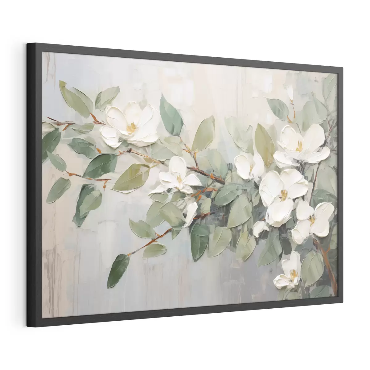 Poster Magnolia en verde suave f44853