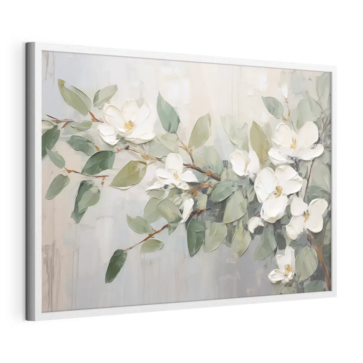 Poster Magnolia en verde suave f44853