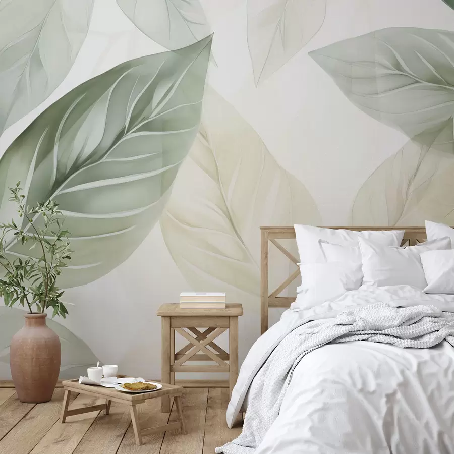 murales de pared Pintura imitación bosque caducifolio w04125