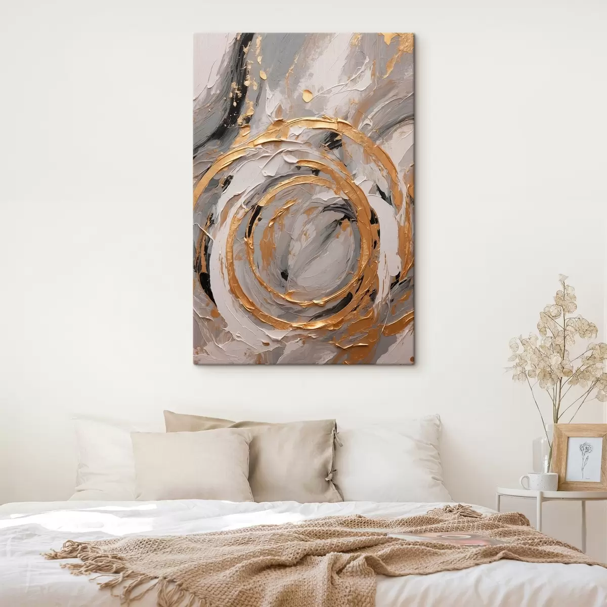 murales de pared Textura abstracta con círculos y pasteles s44876