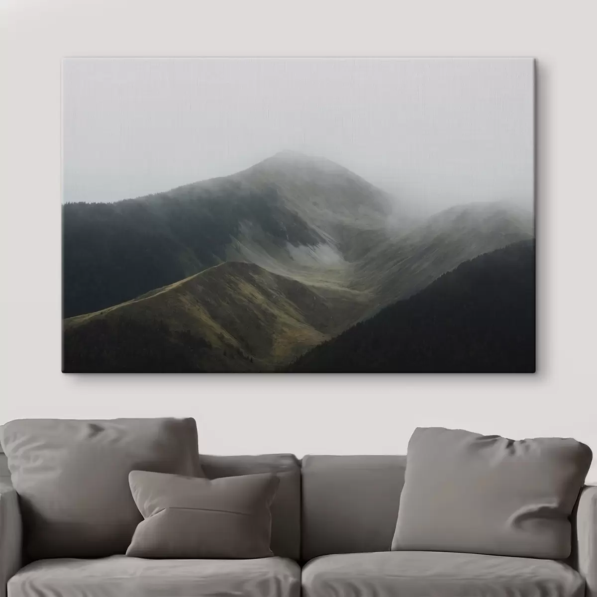 murales de pared Estatuas de piedra moai en la Isla de Pascua al atardecer s44900