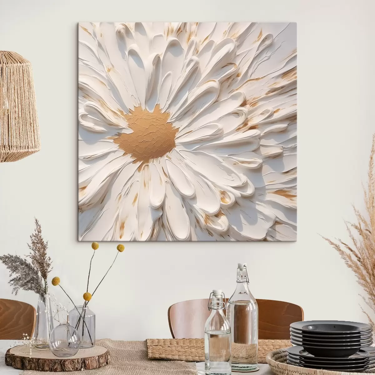 murales de pared Pintura imitación manzanilla s44816