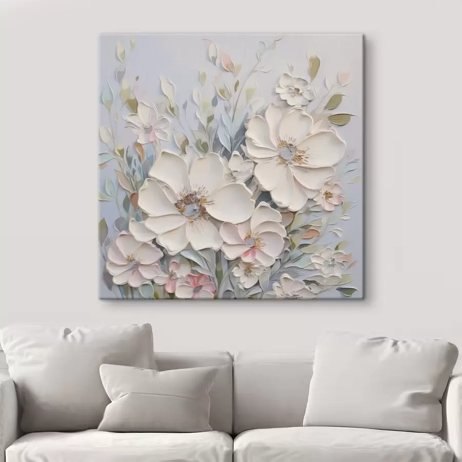 murales de pared flores abstractas s44819