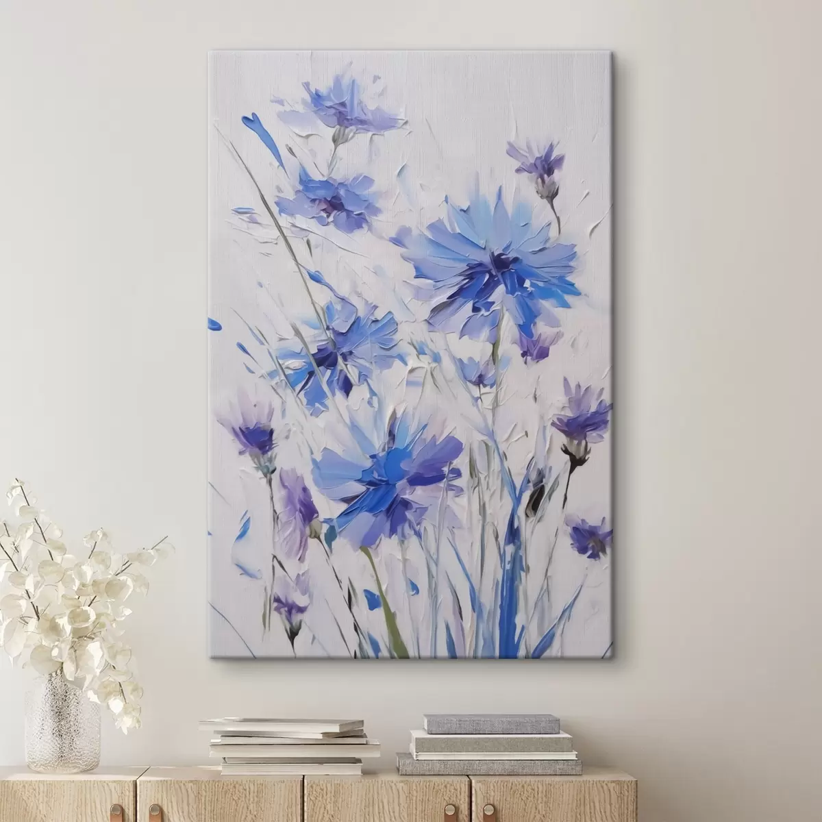 murales de pared Pintura imitación acianos s44831