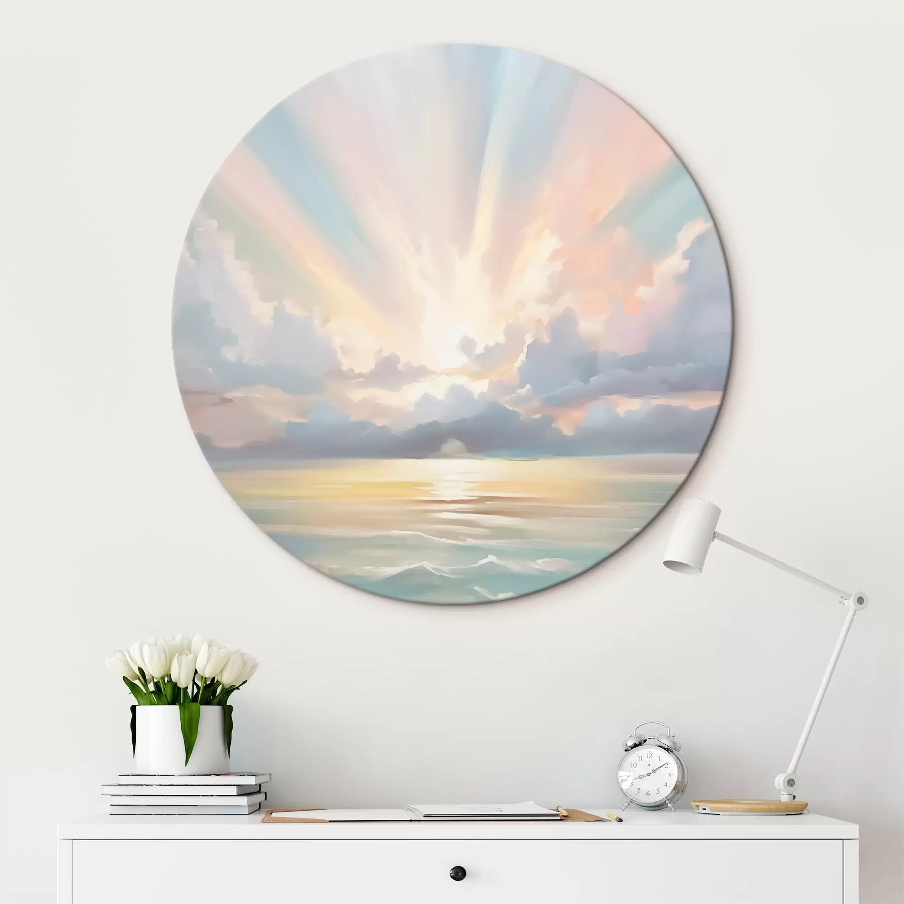 murales de pared Amanecer sobre el mar r44823