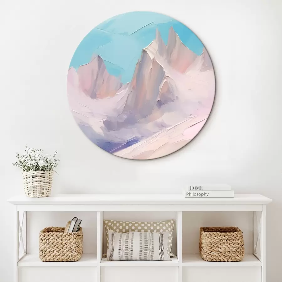 murales de pared Paisaje abstracto de montaña r44827