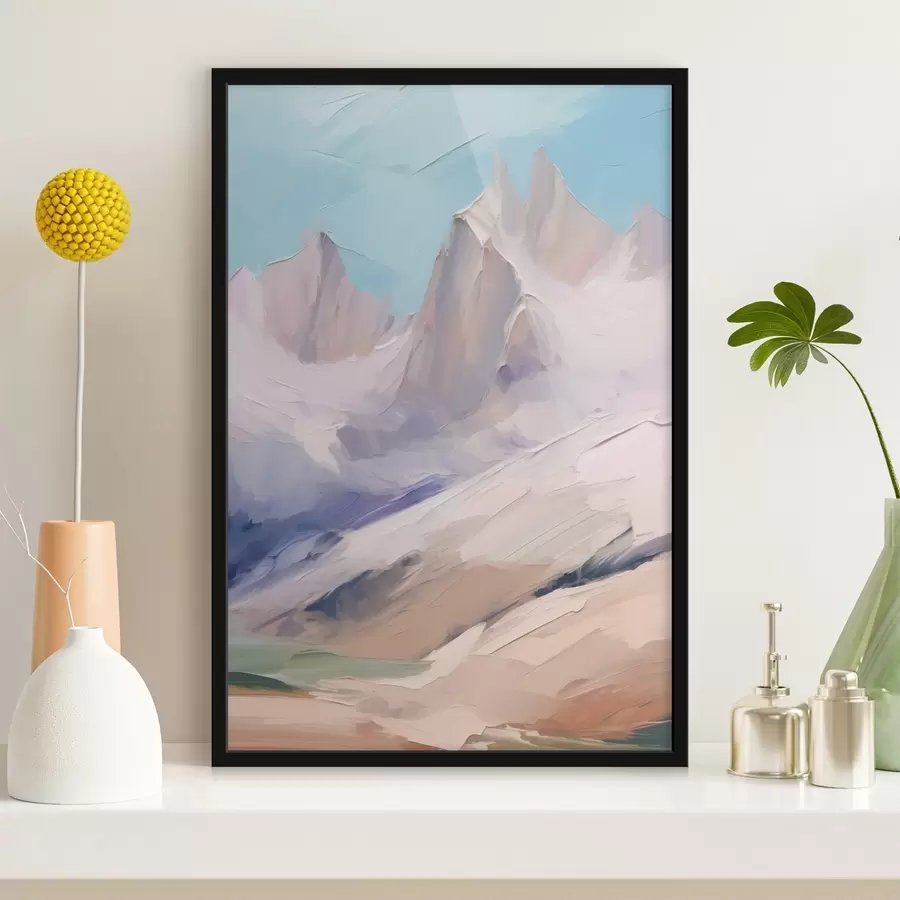 murales de pared Paisaje abstracto de montaña f44827