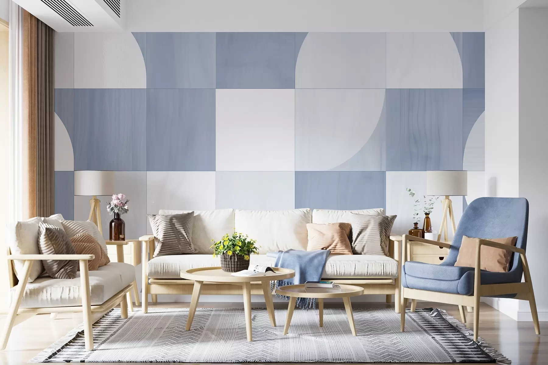 murales de pared Formas geométricas w04179v1