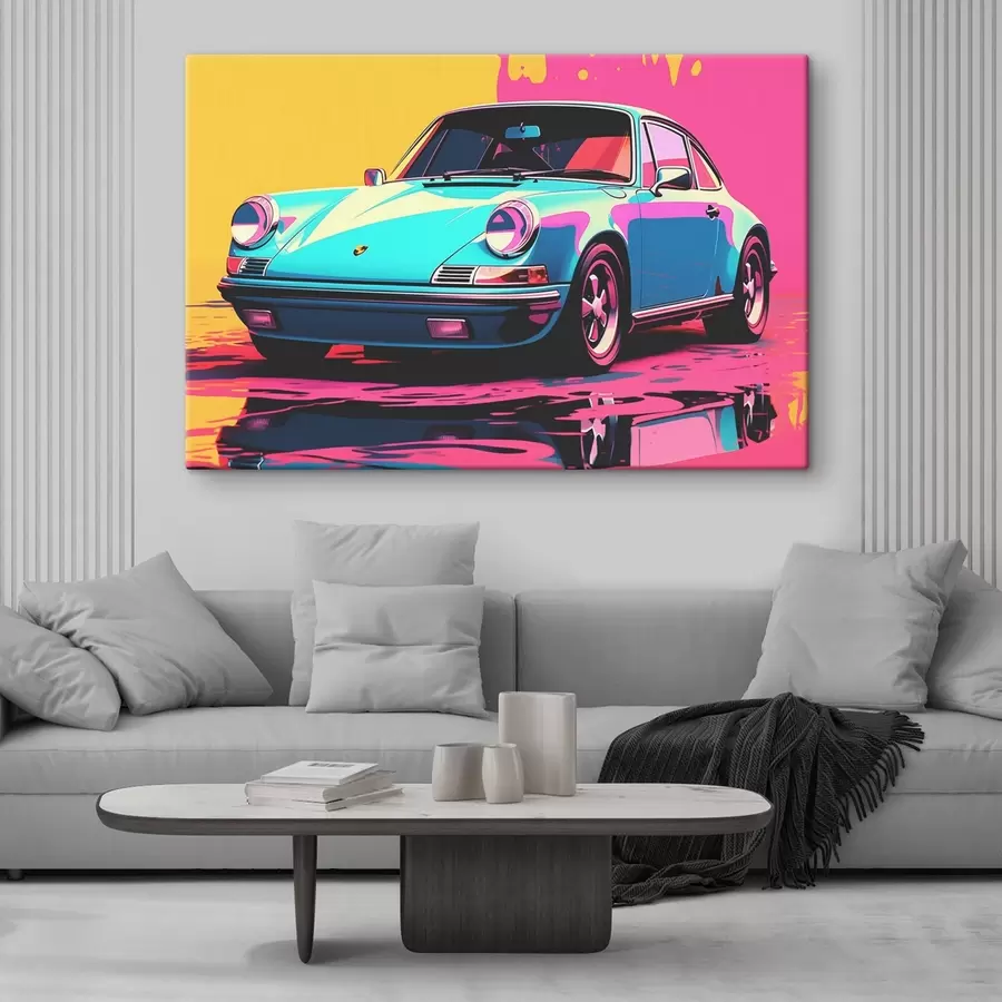 murales de pared Retro car s44910