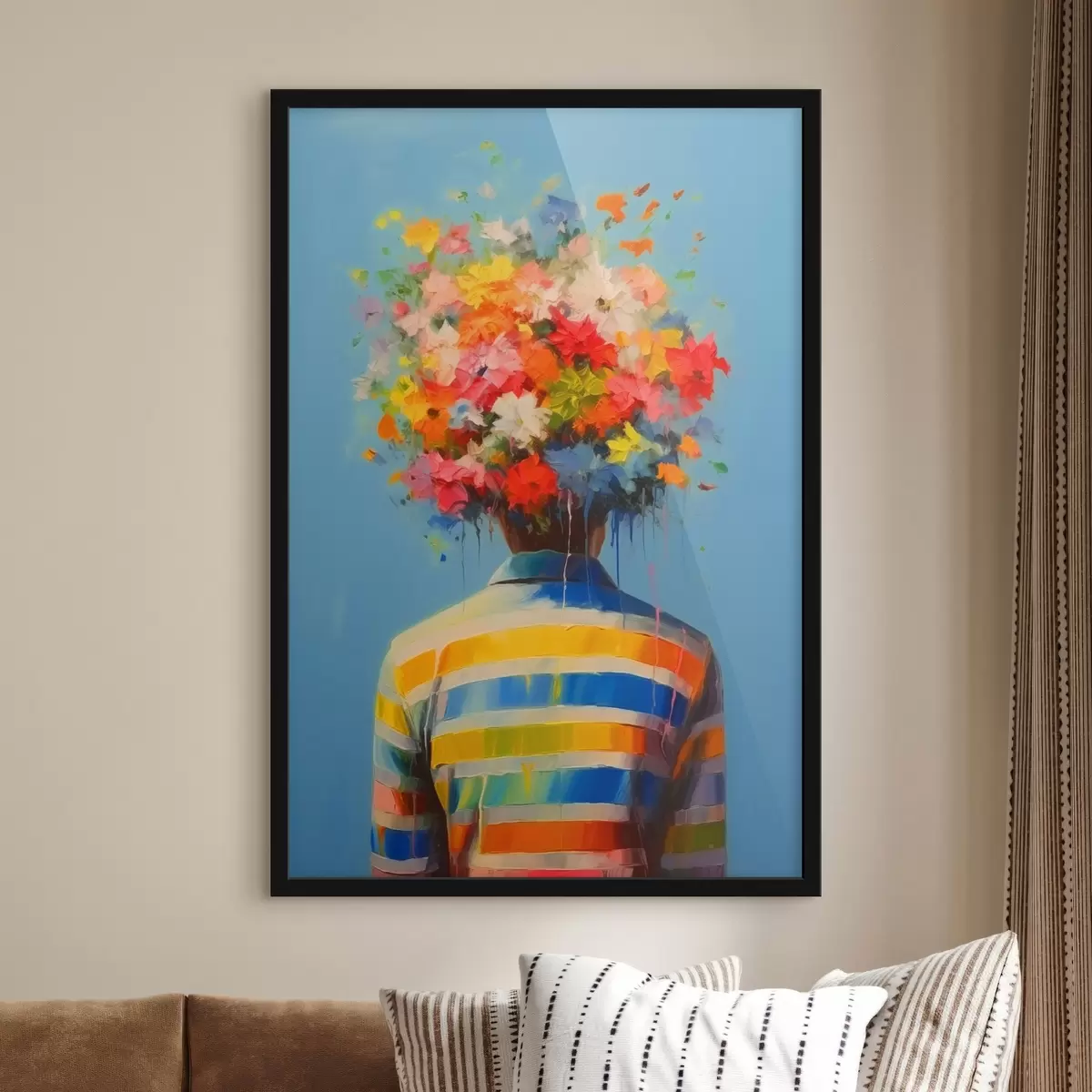 Poster Pensamientos en color f44919