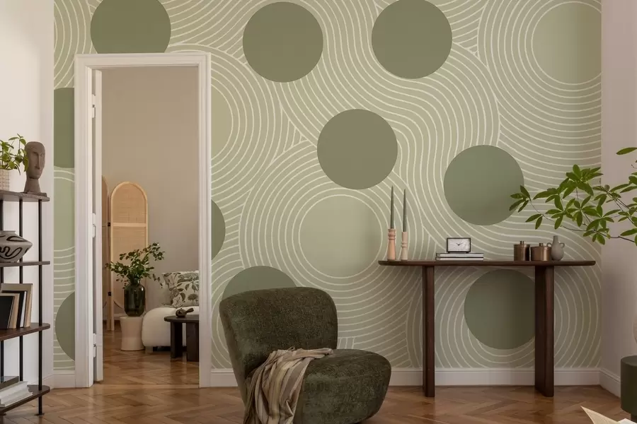 murales de pared Armonía geométrica w04185v2