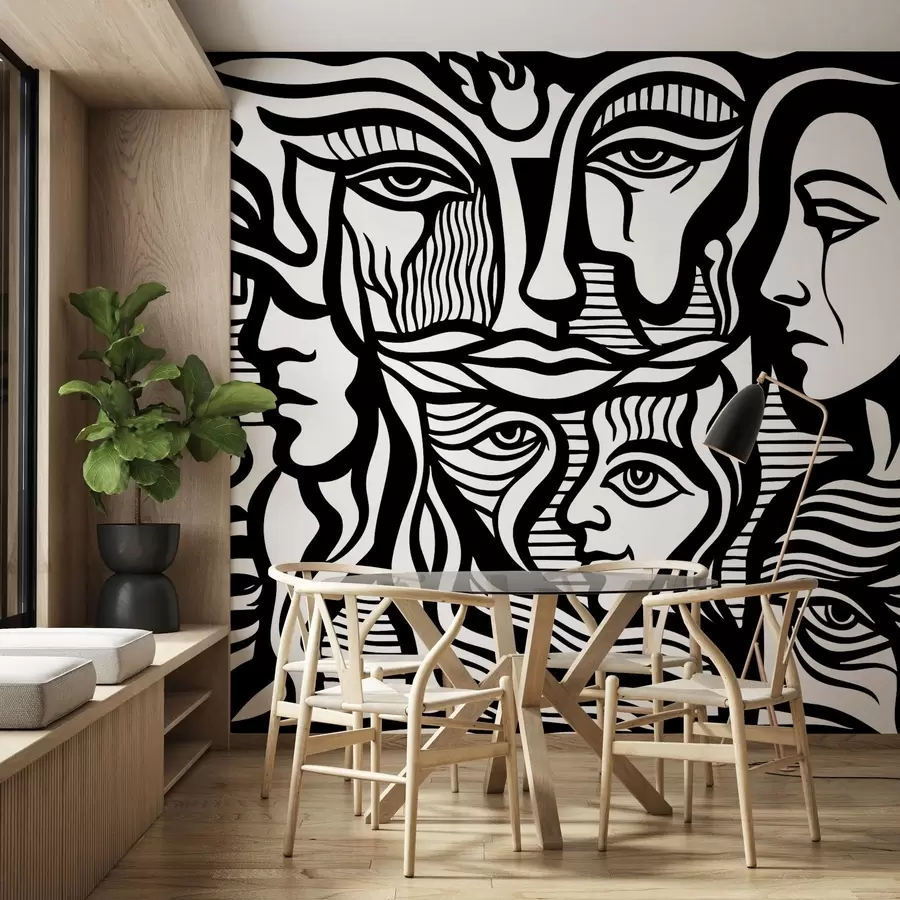 murales de pared Anatomía abstracta w04191