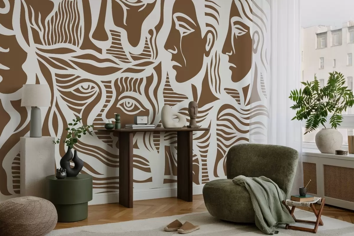 murales de pared Anatomía abstracta w04191v1