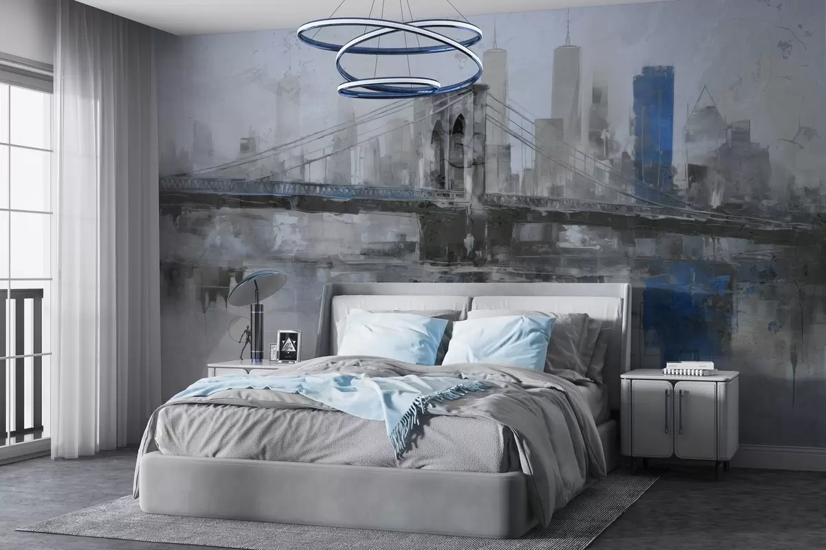 murales de pared Loftscape urbano w04192v1