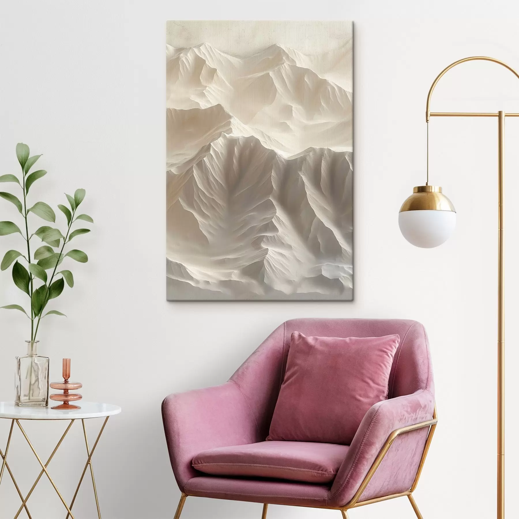 murales de pared Crestas onduladas s44954