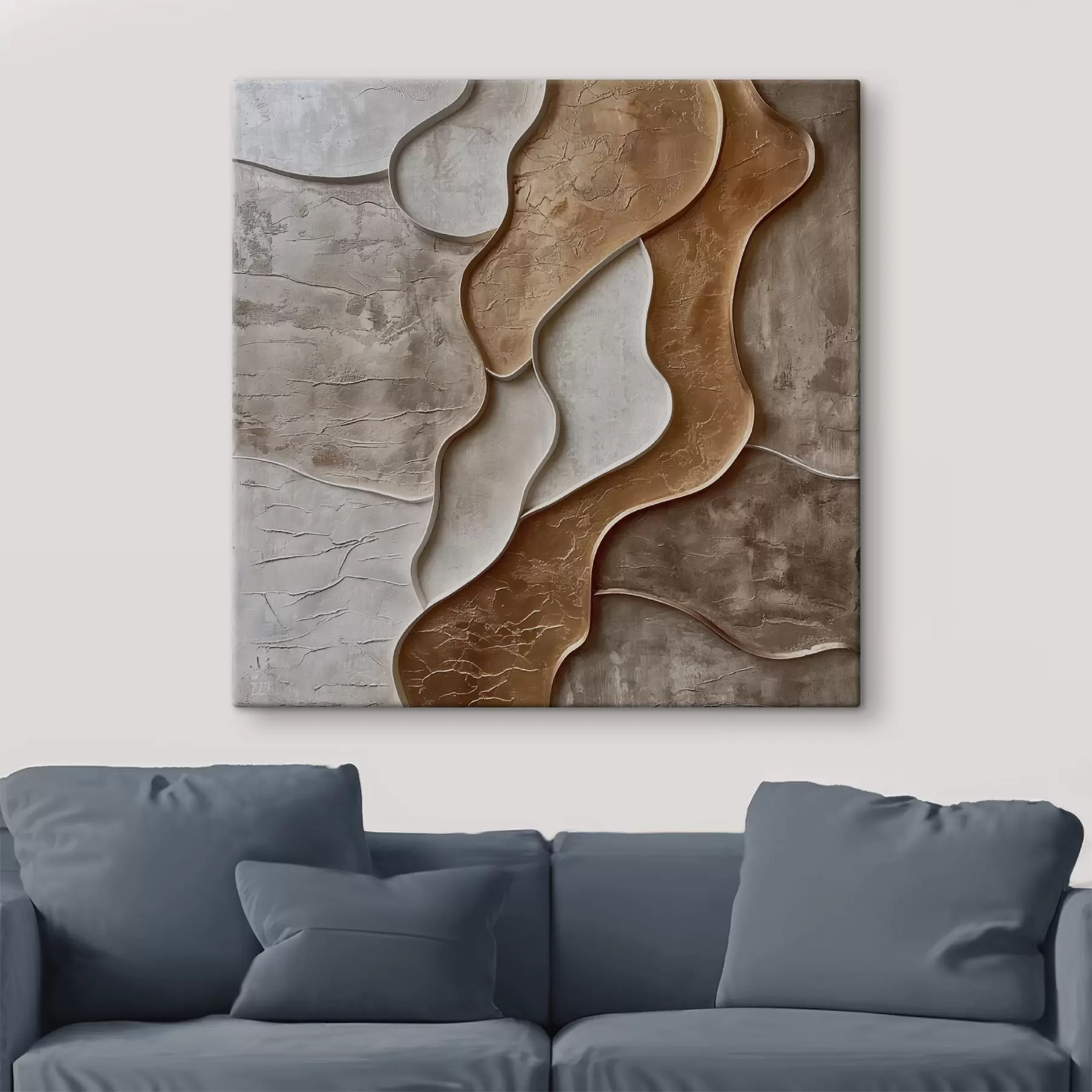 murales de pared Ondas rocosas s44958