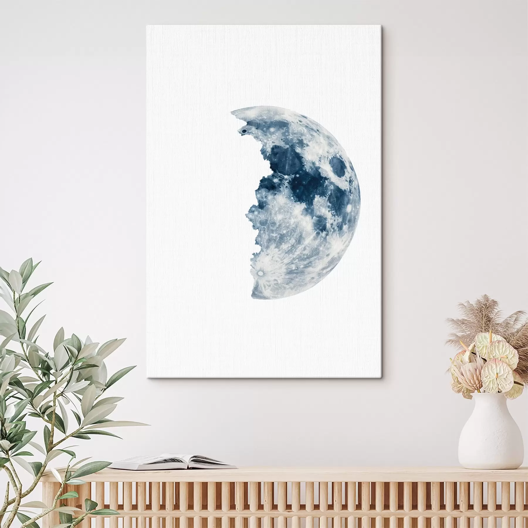 murales de pared Luna menguante s44966