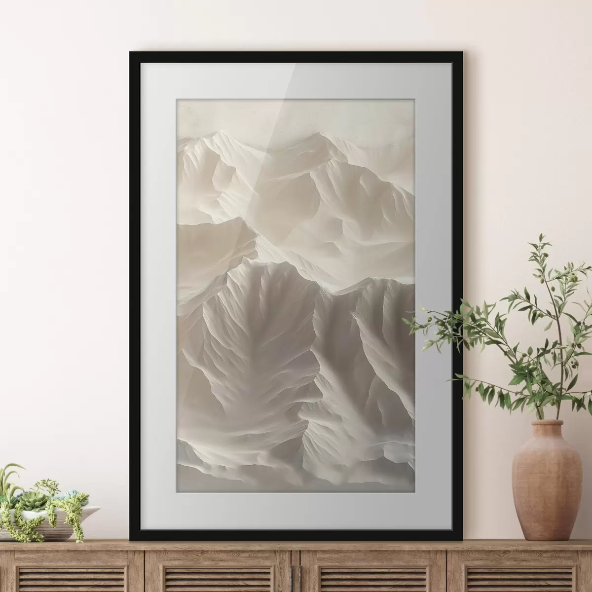 Poster Crestas onduladas f44954