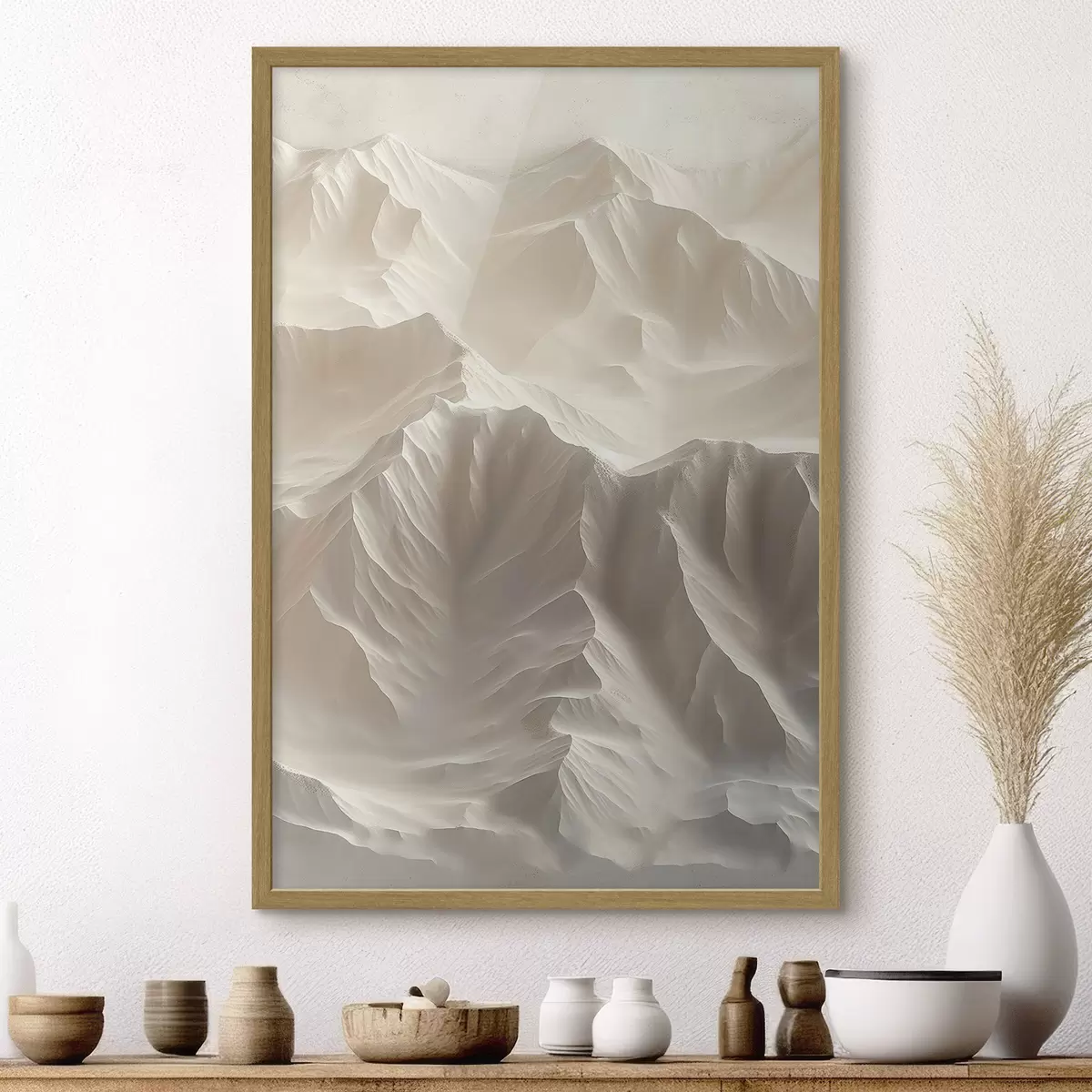 Poster Crestas onduladas f44954