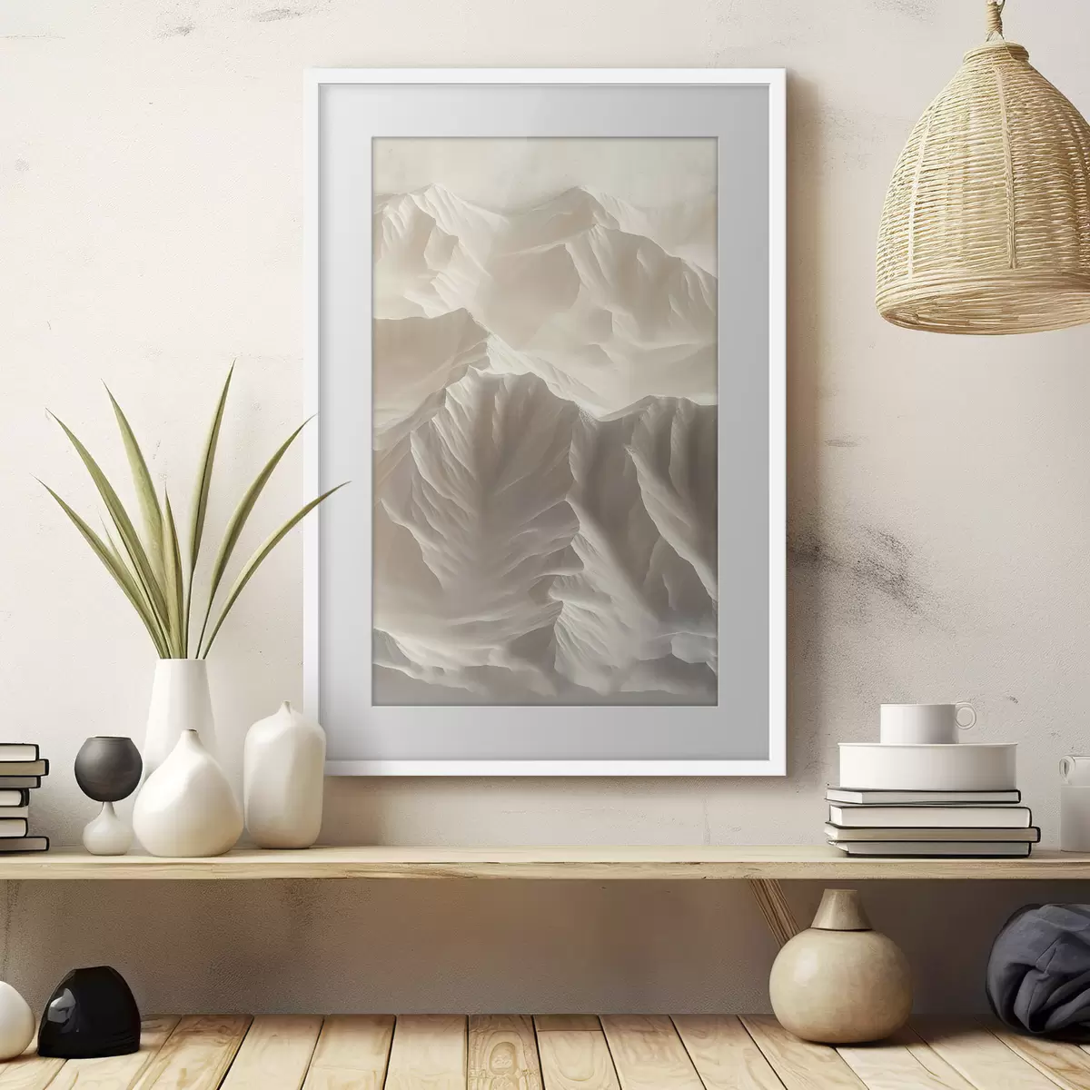 Poster Crestas onduladas f44954