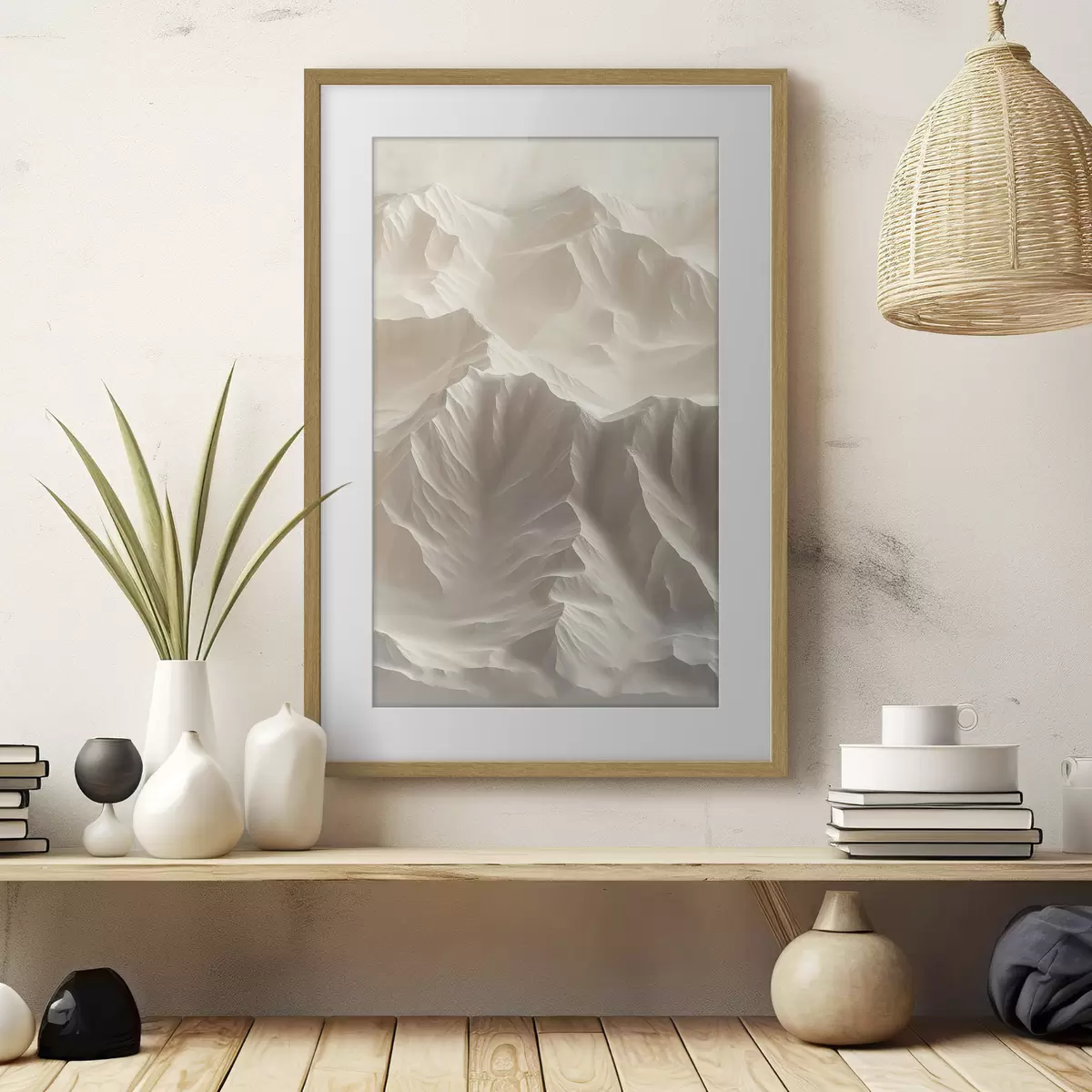 Poster Crestas onduladas f44954