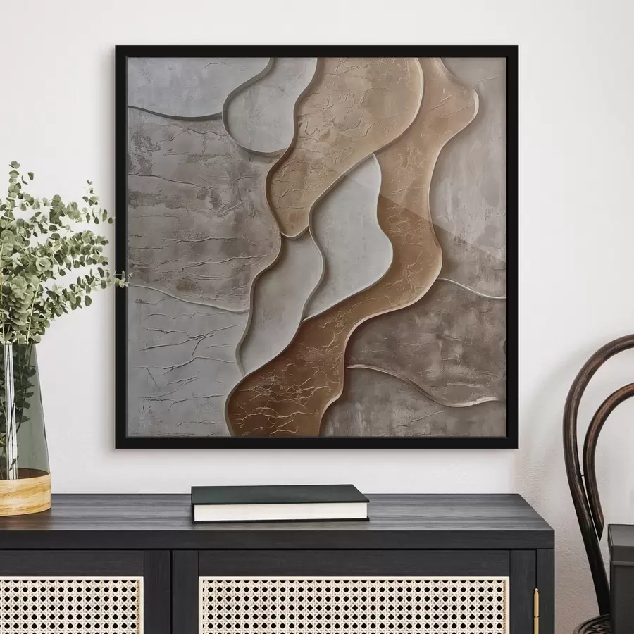 murales de pared Ondas rocosas f44958