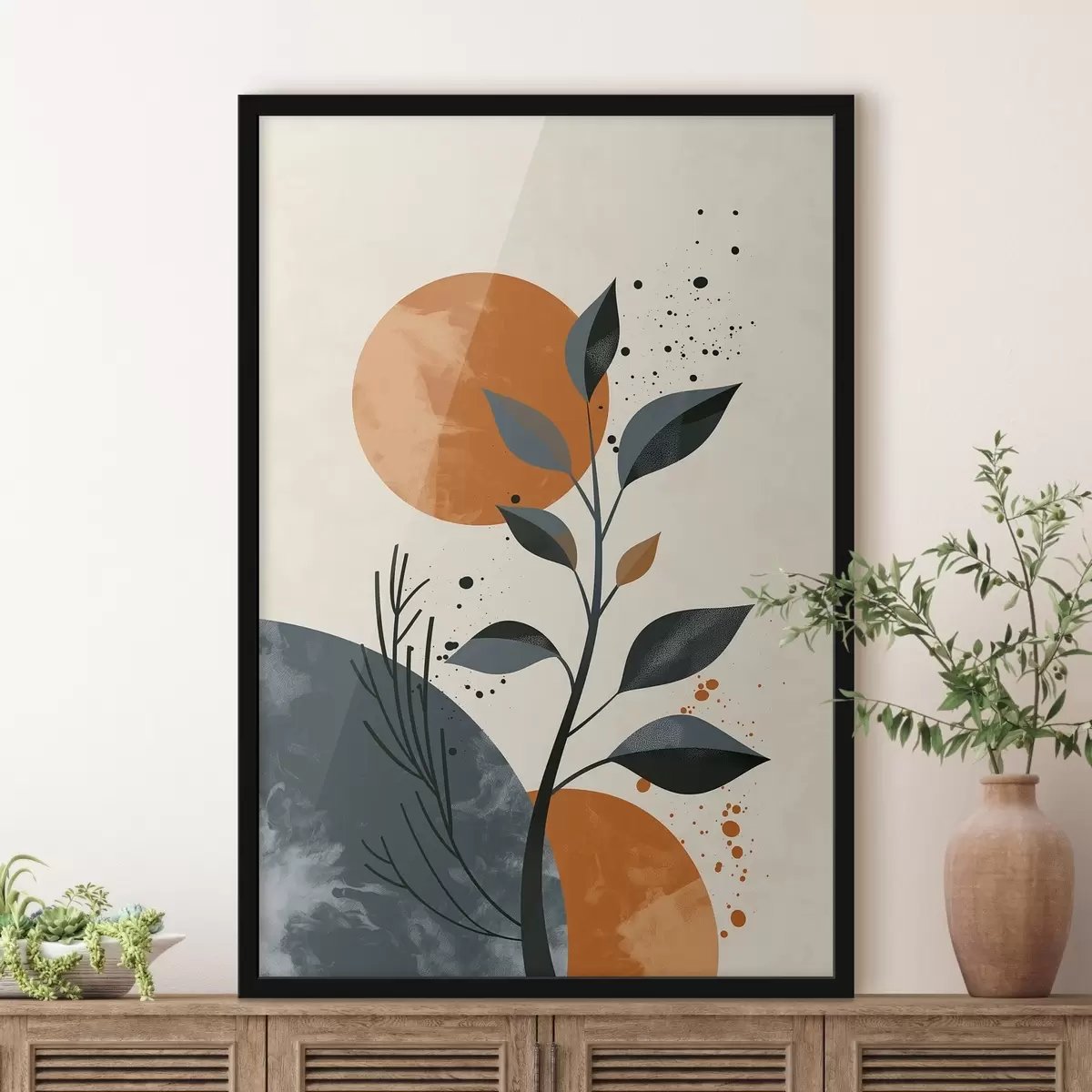 Poster Sol y hojas f44959