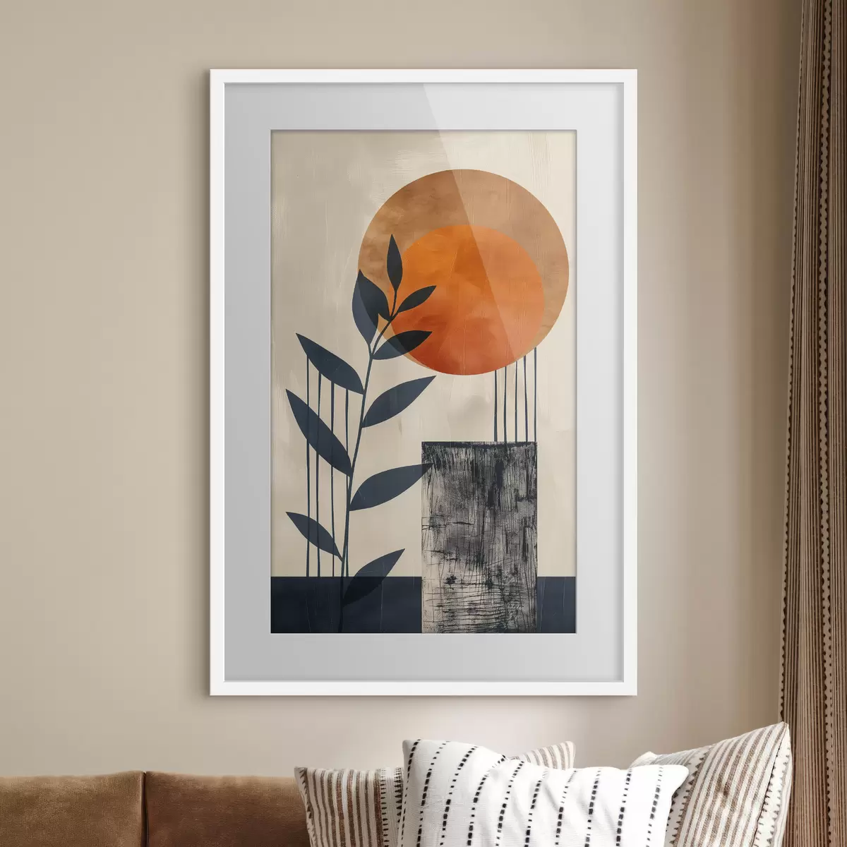 Poster Sol y hojas f44961