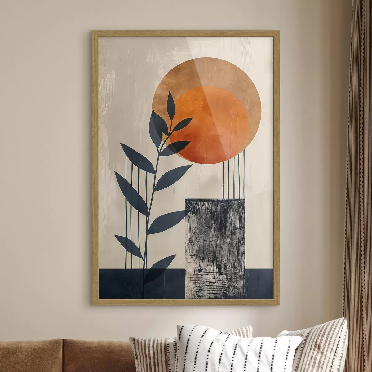 Poster Sol y hojas f44961