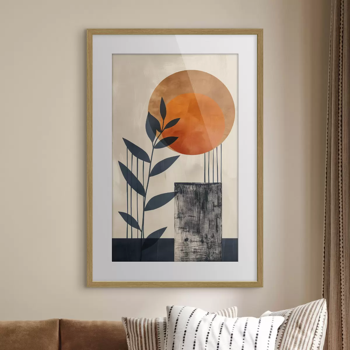Poster Sol y hojas f44961