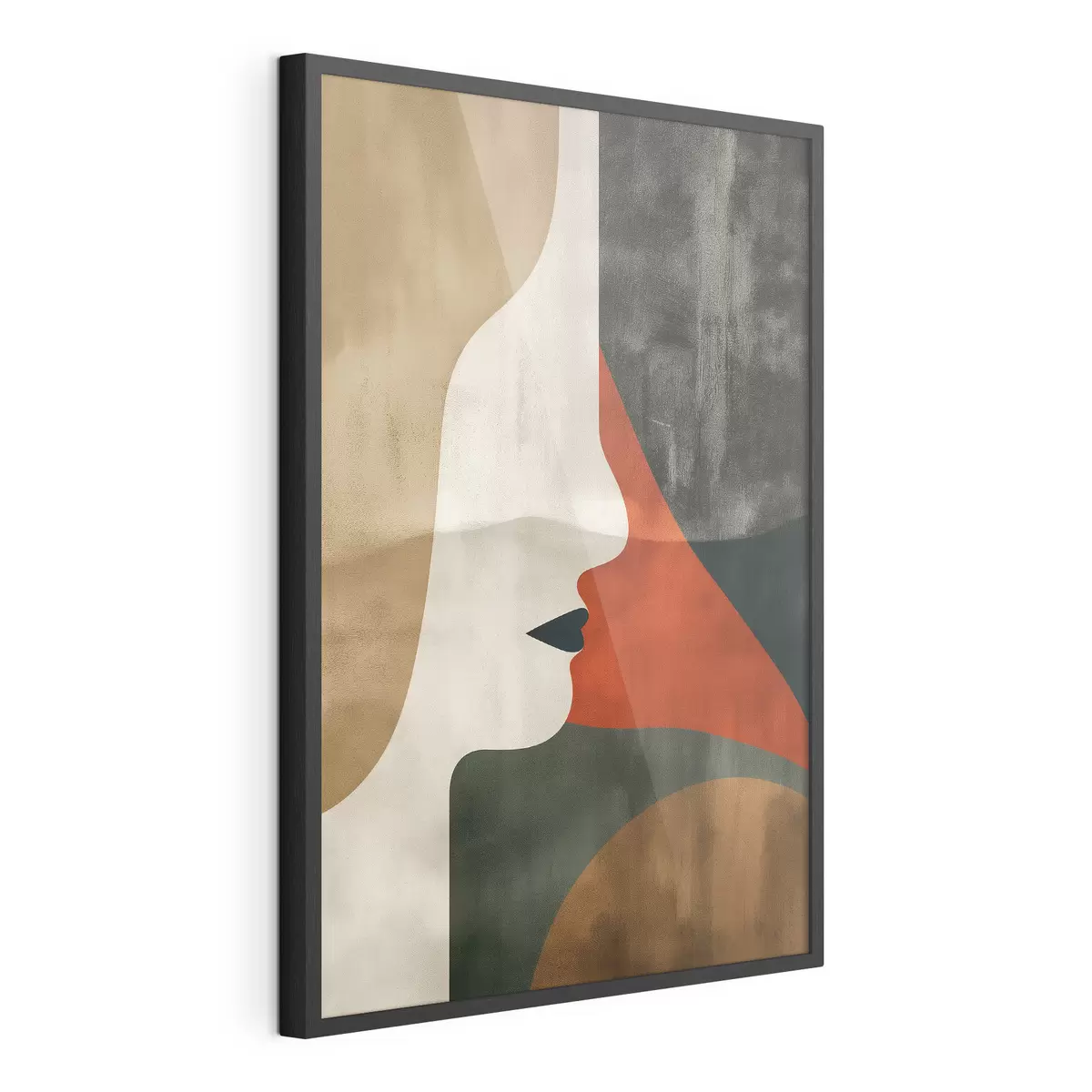 Poster Rostro y abstracción f44969