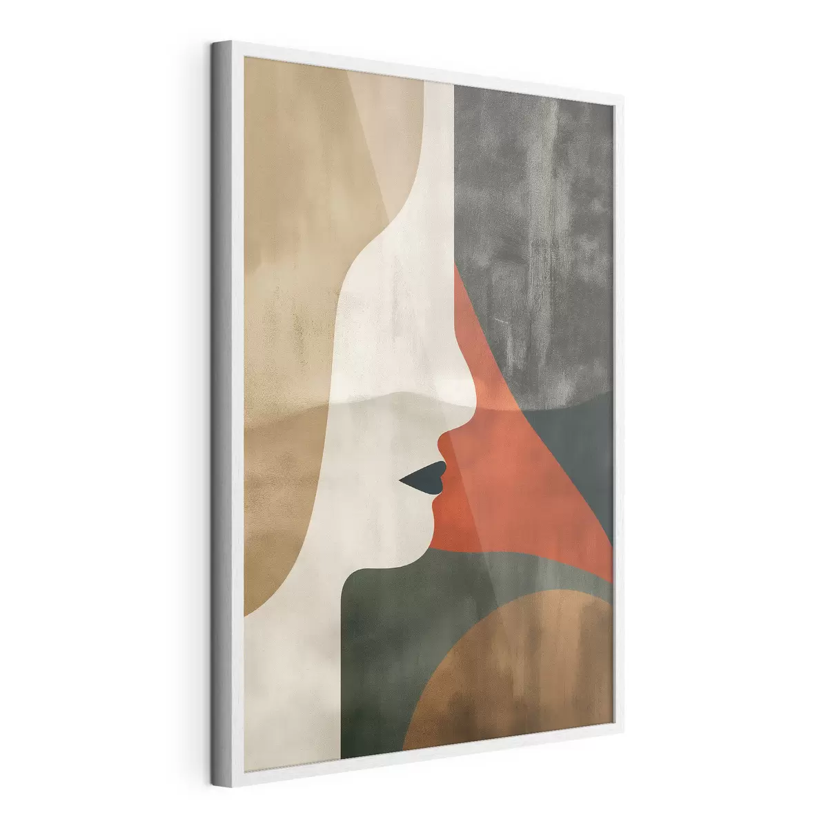 Poster Rostro y abstracción f44969