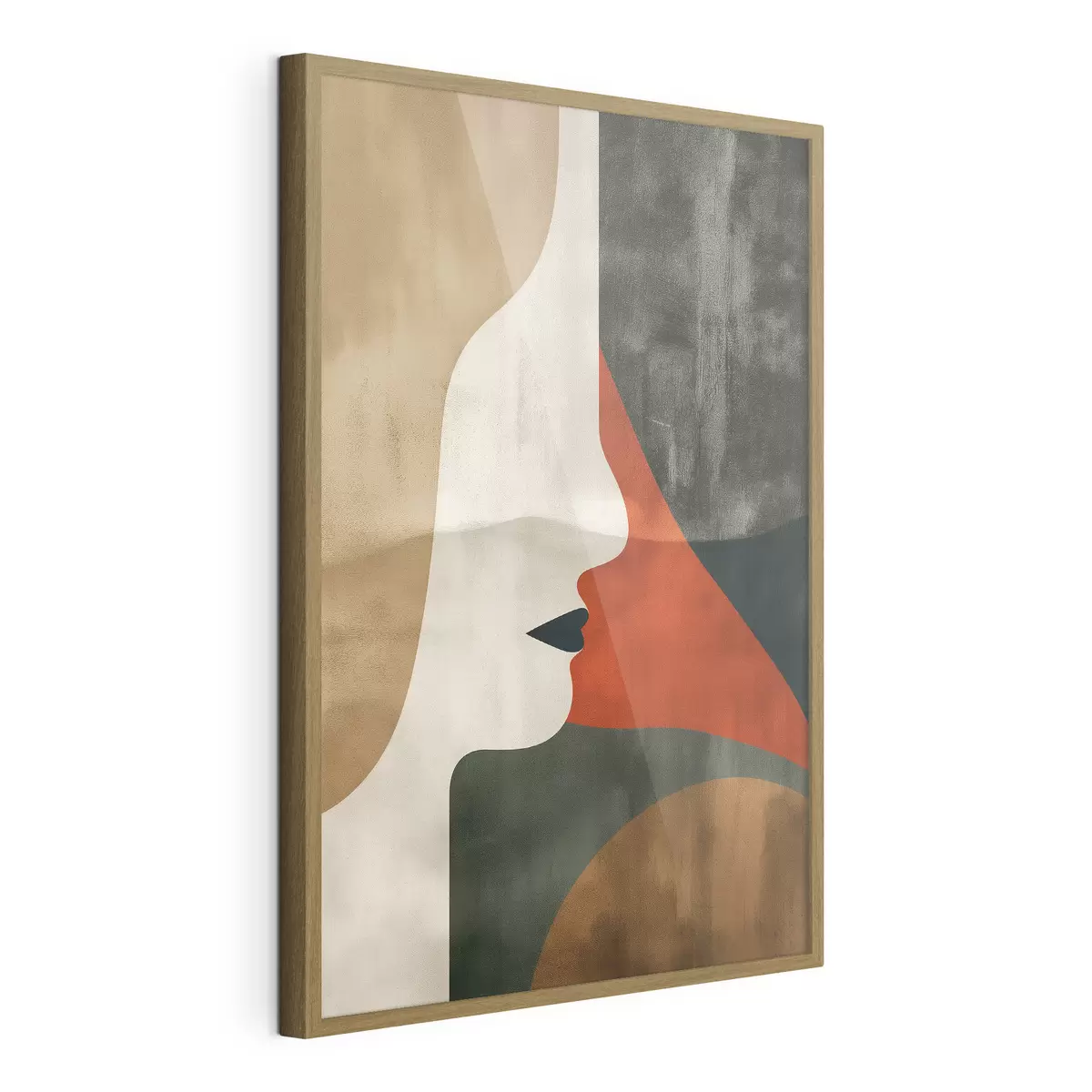 Poster Rostro y abstracción f44969