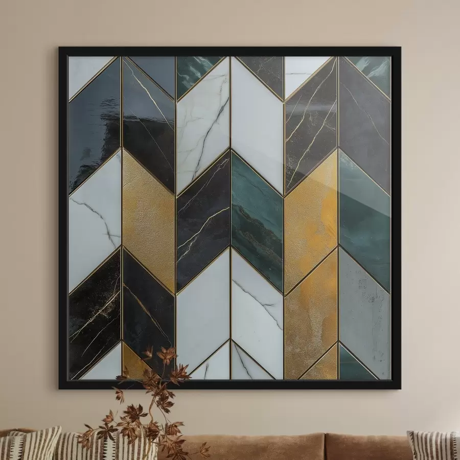 murales de pared Abstracción del mármol f44973