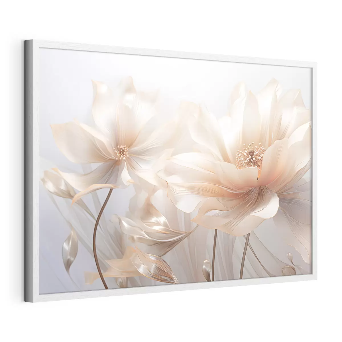 Poster Flores suaves de melocotón f44836