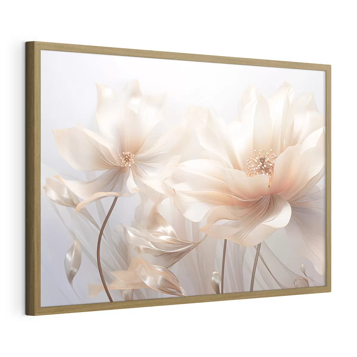 Poster Flores suaves de melocotón f44836