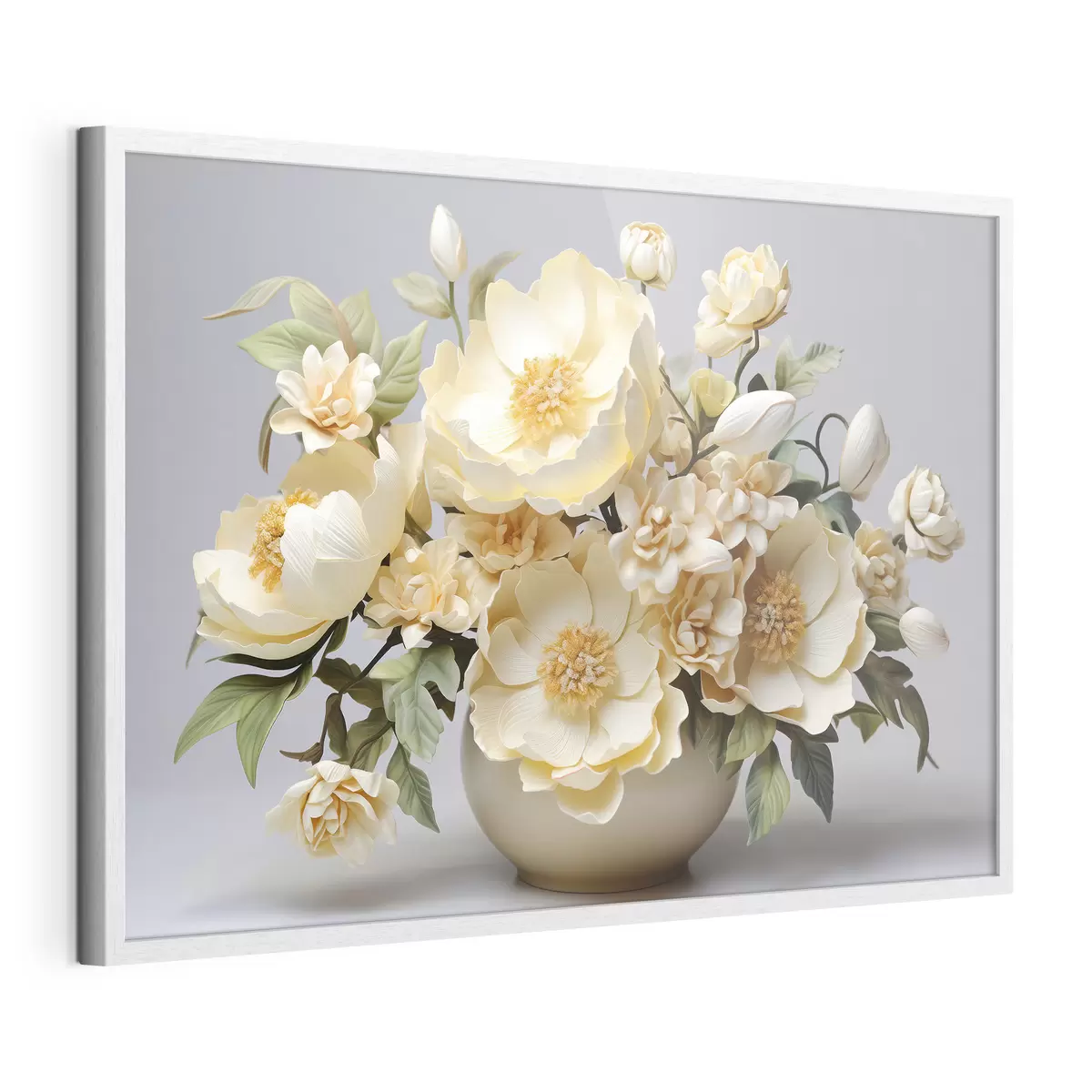 Poster Exuberante ramo de flores en tonos pastel f44846