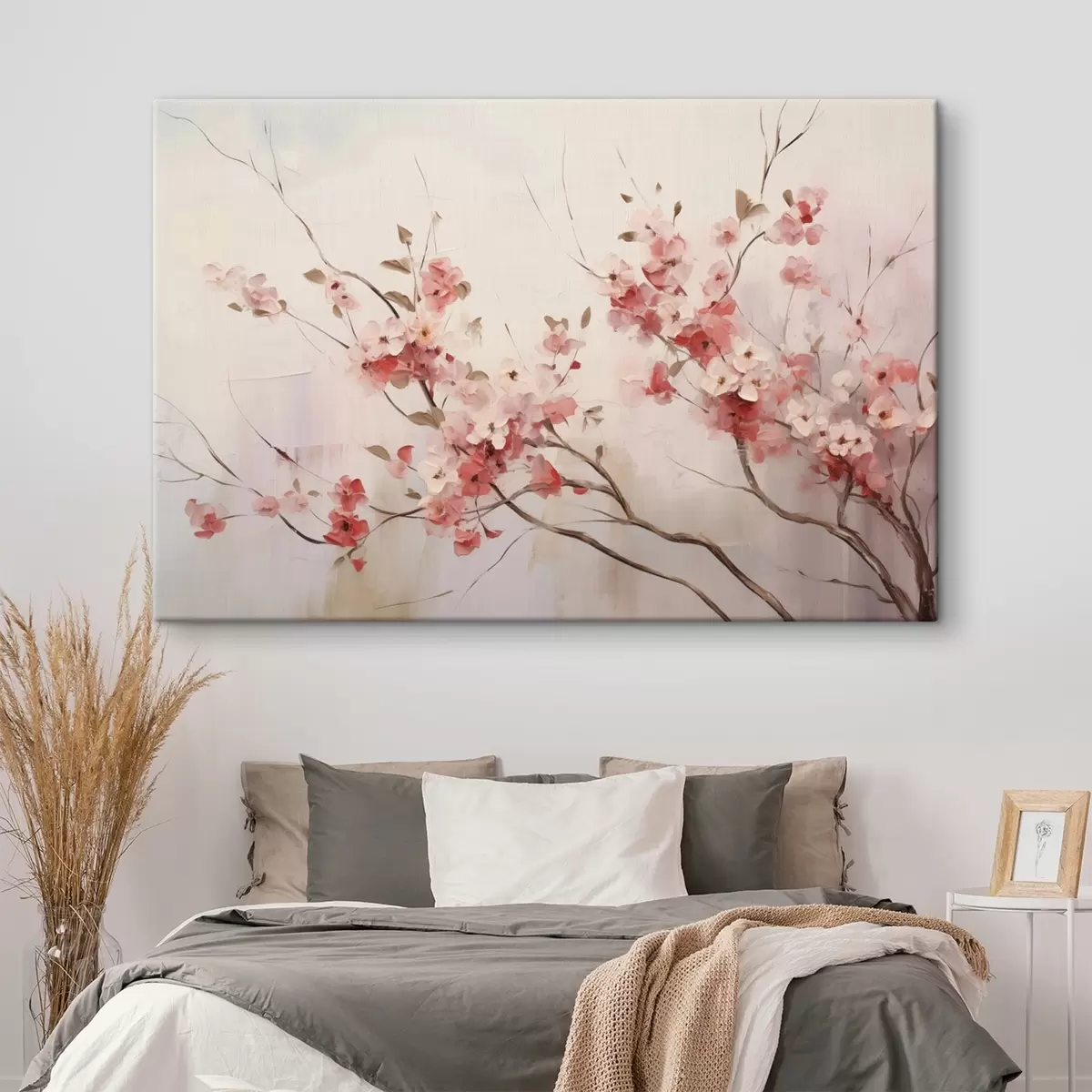 murales de pared Cerezos en flor en estilo acuarela s44941