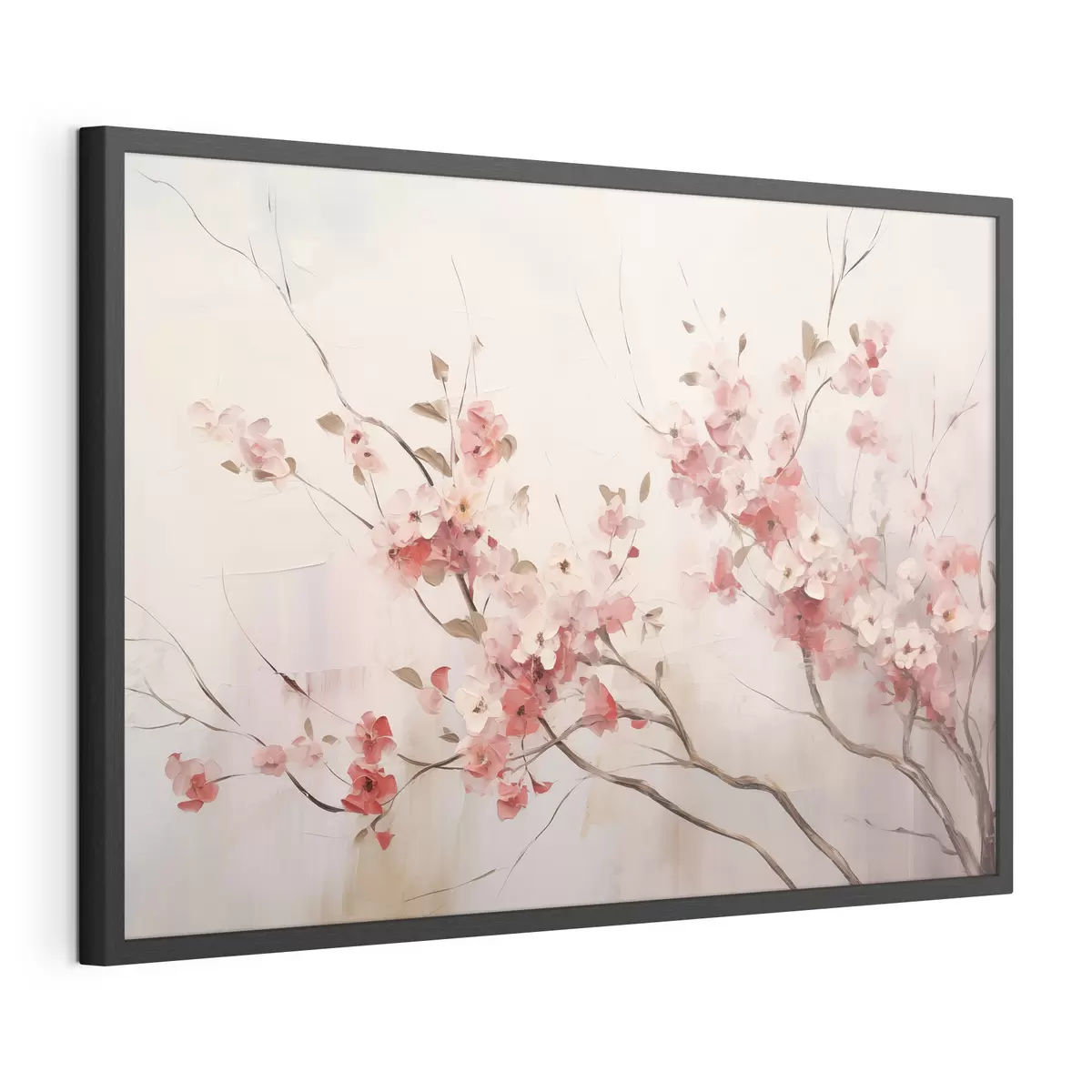 Poster Cerezos en flor en estilo acuarela f44941