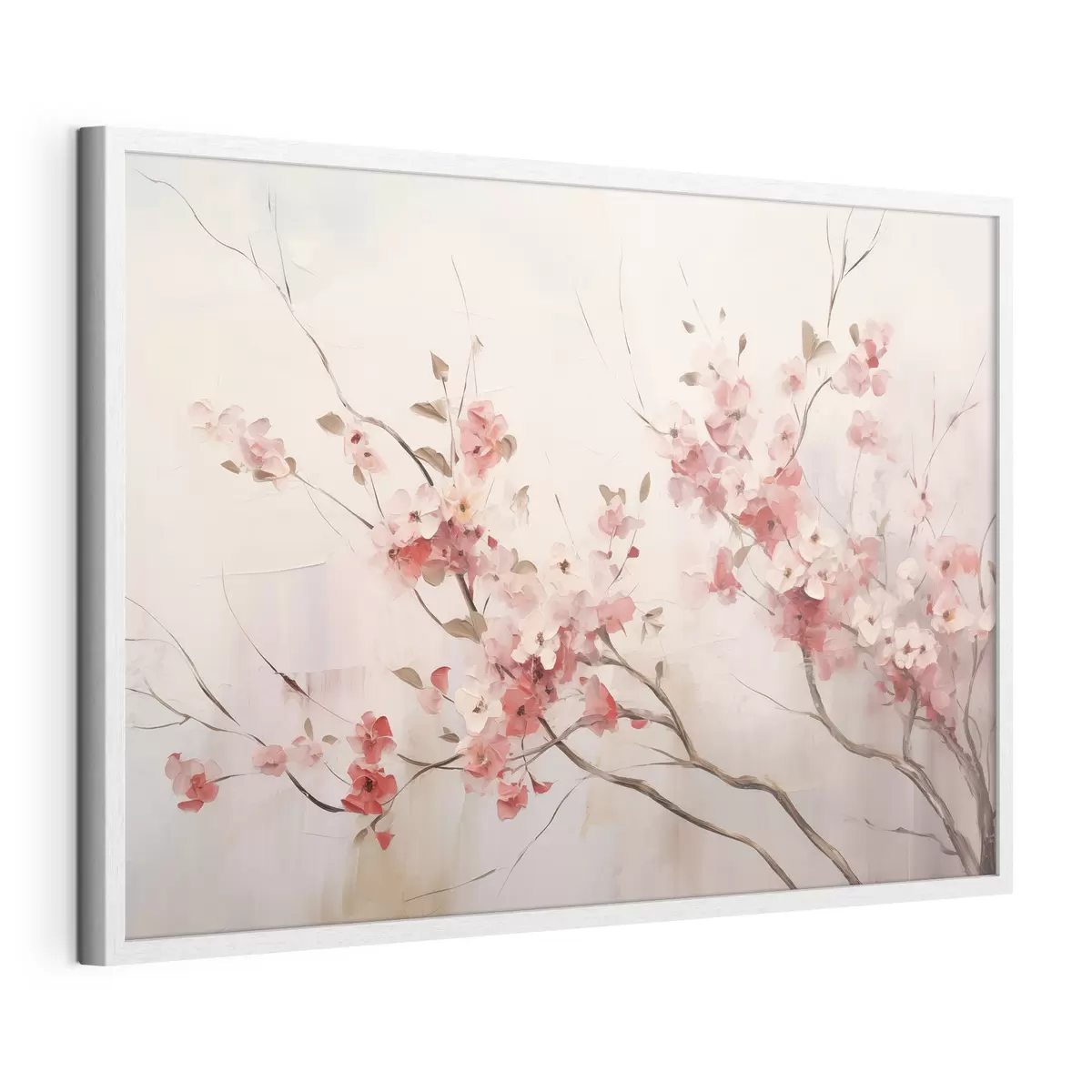 Poster Cerezos en flor en estilo acuarela f44941