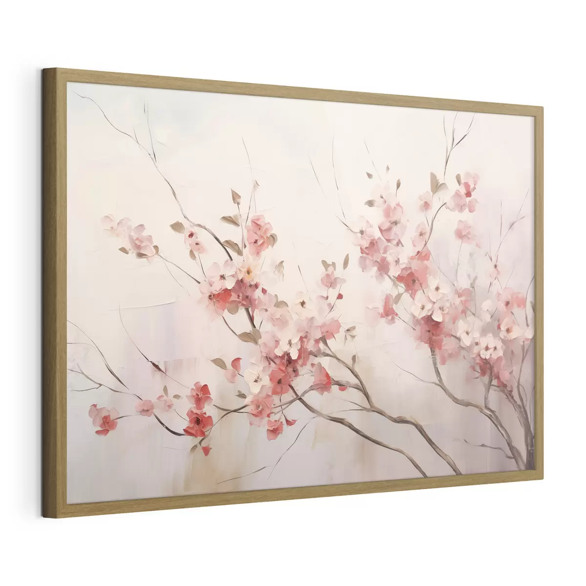Poster Cerezos en flor en estilo acuarela f44941