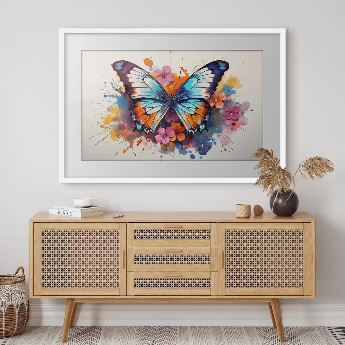 Poster Mariposas y alegría f44943
