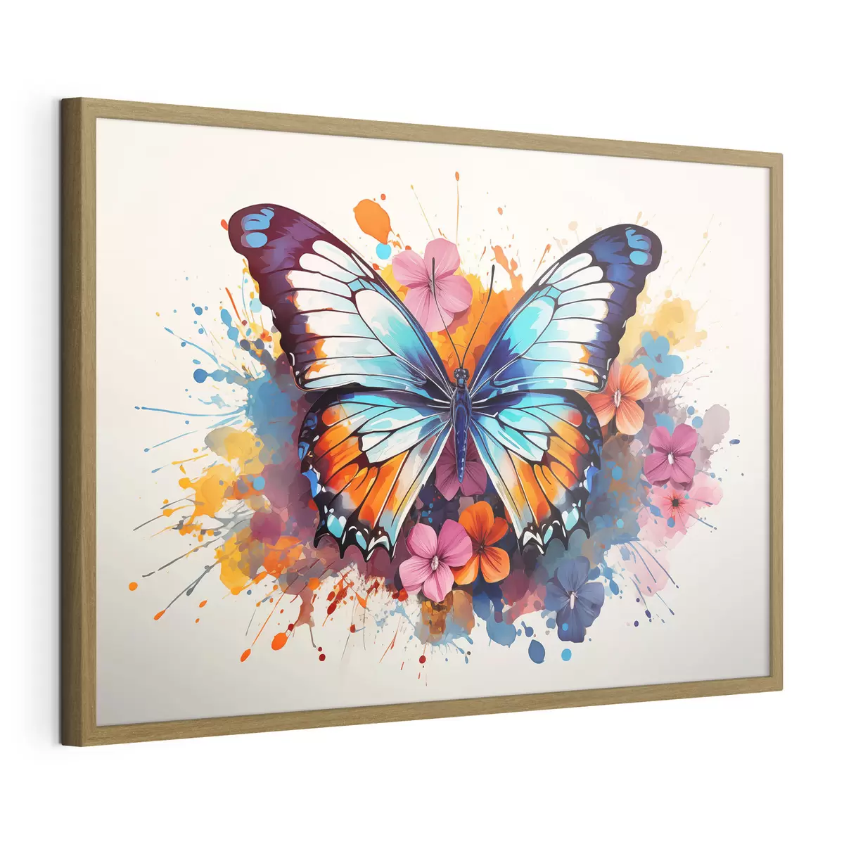 Poster Mariposas y alegría f44943